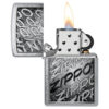 Encendedor Zippo Zippo Design Brushed Chrome 48784