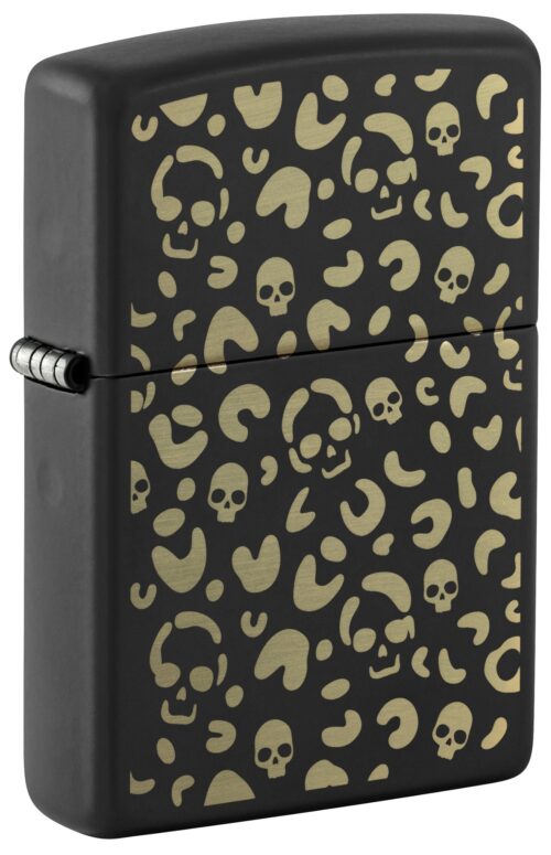 Encendedor Zippo Leopard Skulls Design 47001