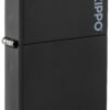 Encendedor Zippo Classic Black Matte with Zippo Logo 218ZL