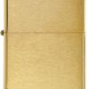Encendedor Zippo Brushed Brass Vintage with Slashes 240 - vista 2