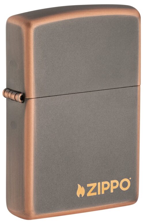 Encendedor Zippo Rustic Bronze Zippo Logo 49839ZL