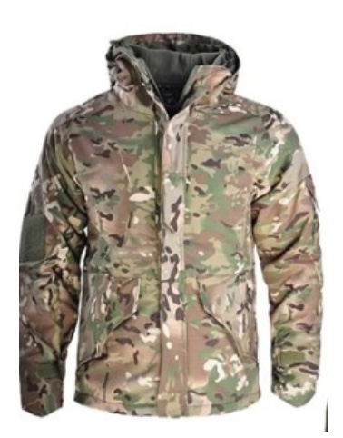 Campera Táctica Multicam, micropolar Rip stop