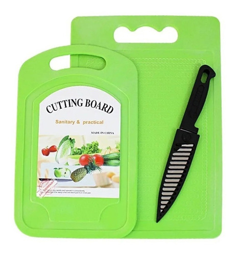 Set 2 tablas para cortar con cuchillo