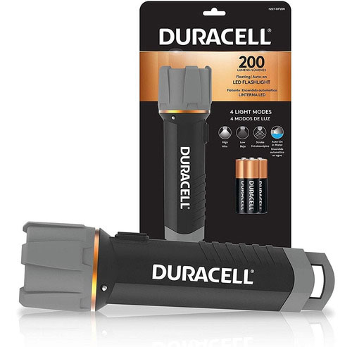 Linterna Sumergible Duracell 200 Lúmenes DF200 con pilas