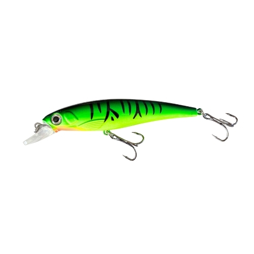 Señuelo Go Fishing Minnow Verde Atigrado