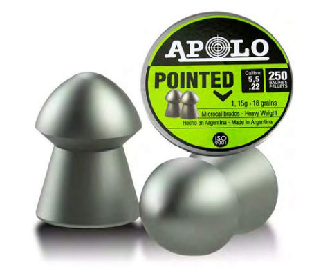 Munición Apolo Premium Pointed 5.5