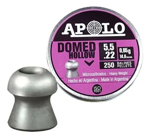 Munición Apolo Domed Hollow 5.5 14,6 grains