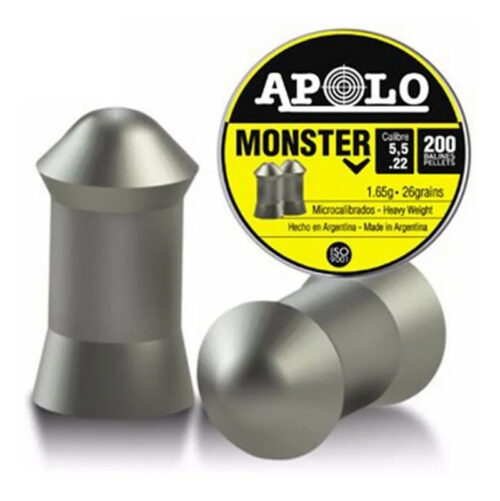 Munición Apolo Premium Monster 5.5 24.4 grains