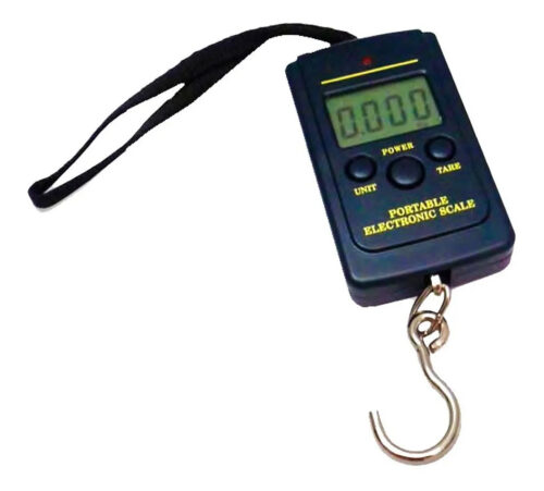 Balanza multi uso portátil para equipaje, pesca y uso doméstico.
