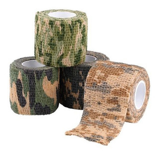 Cinta camuflada elastizada reutilizable para armas, binoculares, miras y demás