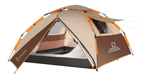 Carpa National Geographic Fiordland IV 4 Personas Marrón
