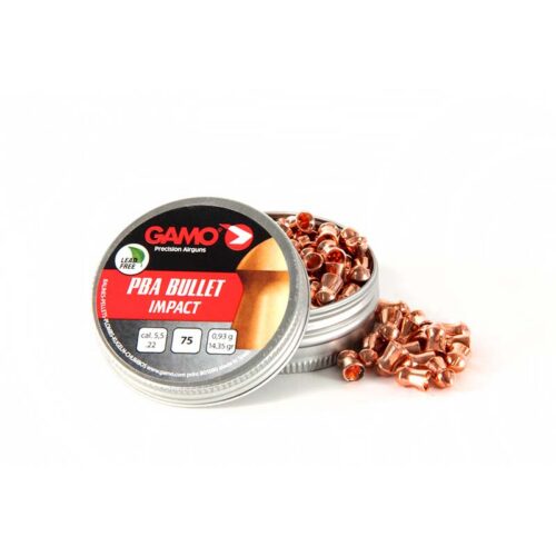 Munición Gamo PBA Bullet Impact 5.5 mm 75 Unidades
