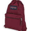 Mochila JanSport Draw Sack Rojo Russet