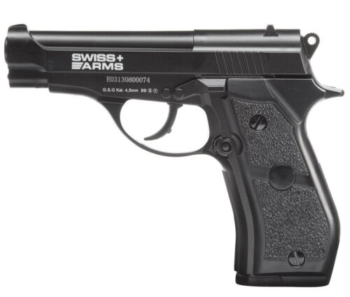 Pistola CO2 Swiss Arms P84 CAL. 4.5 Full Metal Negro