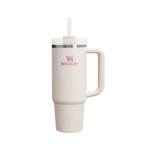 Vaso Stanley Quencher 30 oz (0.88 L) Rosa Palido