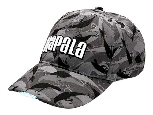 Gorro Pesca Camuflado Rapala Prowear Visera Con Led