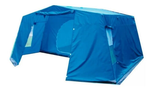 Carpa Safari Etiopia Estructural 8 personas 400x(130+260)x200cm