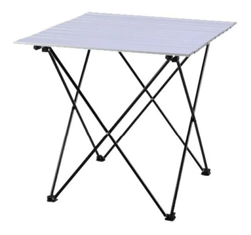 Mesa Safari de camping plegable de aluminio