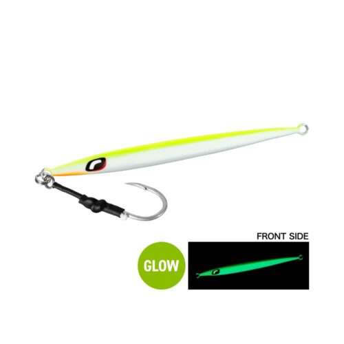 Jig Metálico Shimano Ocea Easy Pebble 100 g 004 Chart Blanco