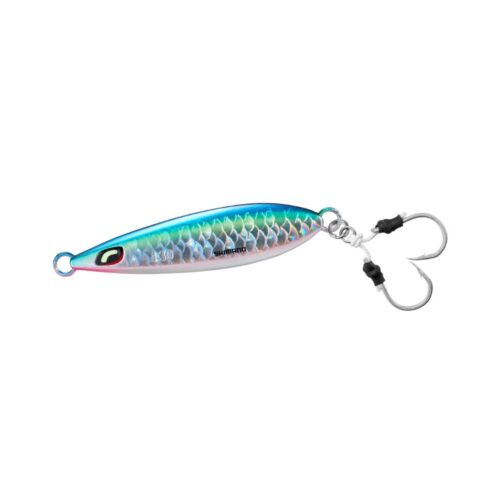 Jig Metálico Shimano Ocea Wing Fall 130 g 002 Azul/Rosado