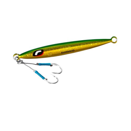 Jig Metálico Shimano Ocea Pebble Light 60 g 009 Verde Gold