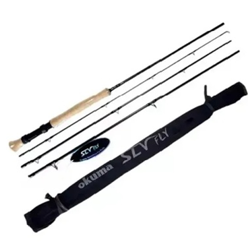 Caña Okuma de Mosca SLV FLY 2.70 mtrs N.6 4 tramos