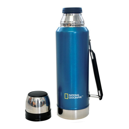 Termo National Geographic 1200 ml Azul Metalizado