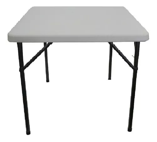 Mesa Plegable Cuadrada Portatil 86cm Camping