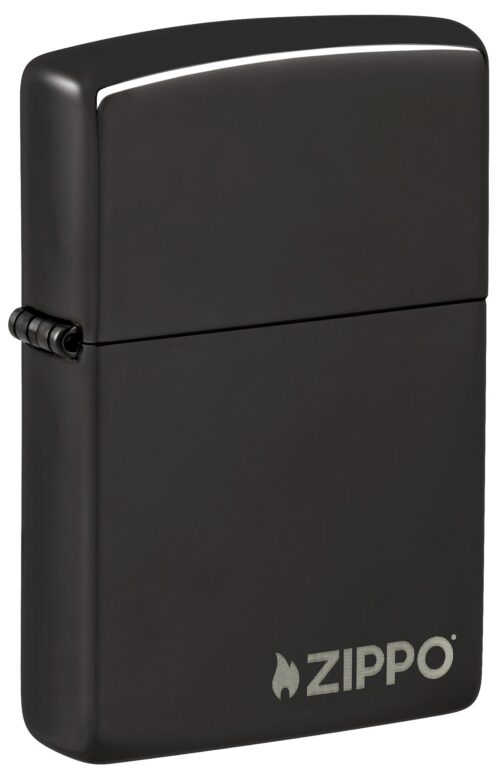 Encendedor Zippo Classic High Polish Black Zippo Logo 24756ZL