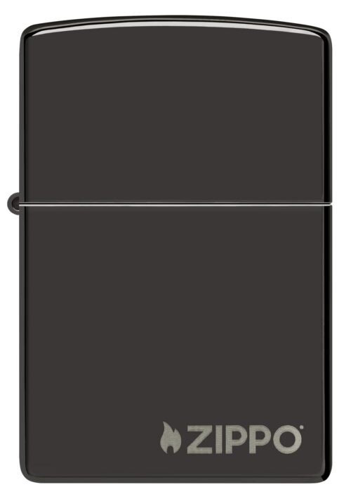 Encendedor Zippo Classic High Polish Black Zippo Logo 24756ZL - vista 2