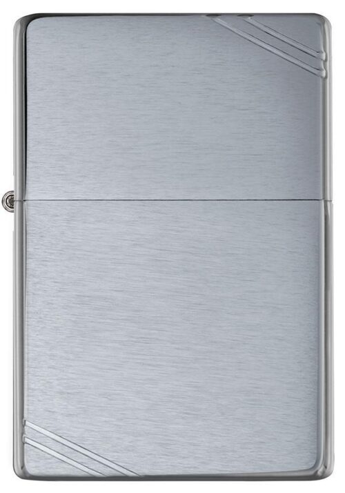 Encendedor Zippo Brushed Chrome Vintage with Slashes 230 - vista 2