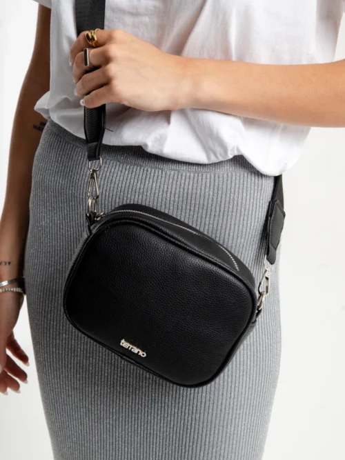 Bandolera Perla - Negro