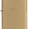 Encendedor Zippo Classic Brushed Solid Brass 204 - vista 2
