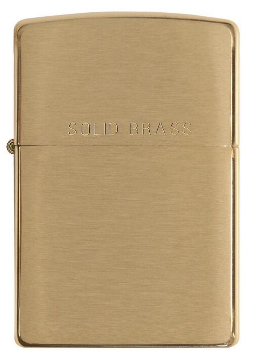 Encendedor Zippo Classic Brushed Solid Brass 204 - vista 2