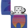 Encendedor Zippo Zippo Flame Design Royal Blue Matte 48996