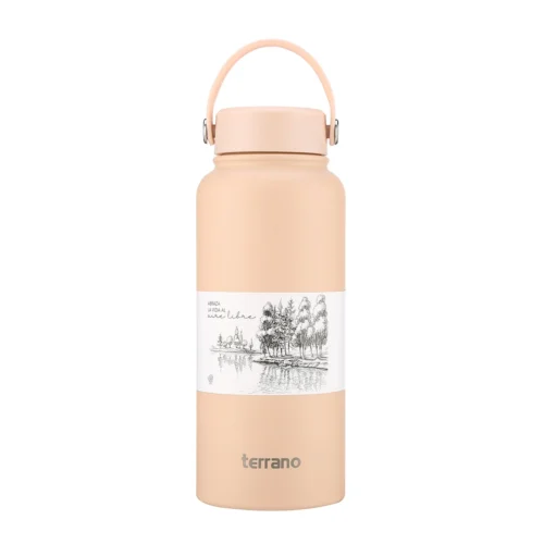 Botella Térmica 940mL. - Rosa