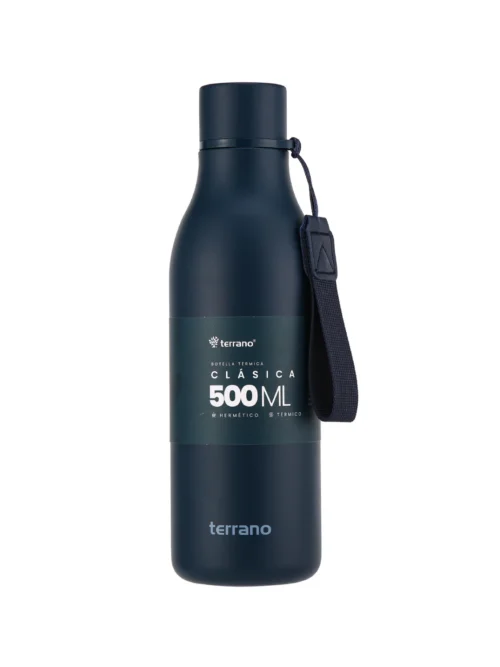 Botella Térmica Clásica - Azul Opaco