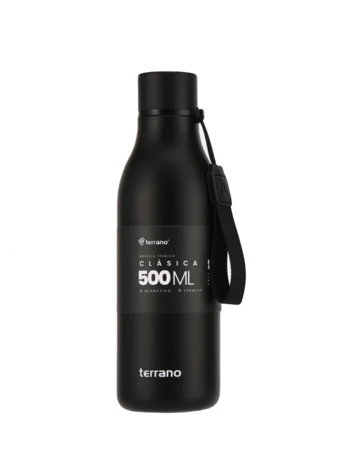 Botella Térmica Clásica - Negro