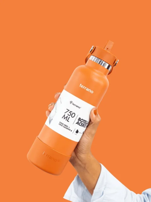Botella Térmica con Pico 750mL. - Terracota
