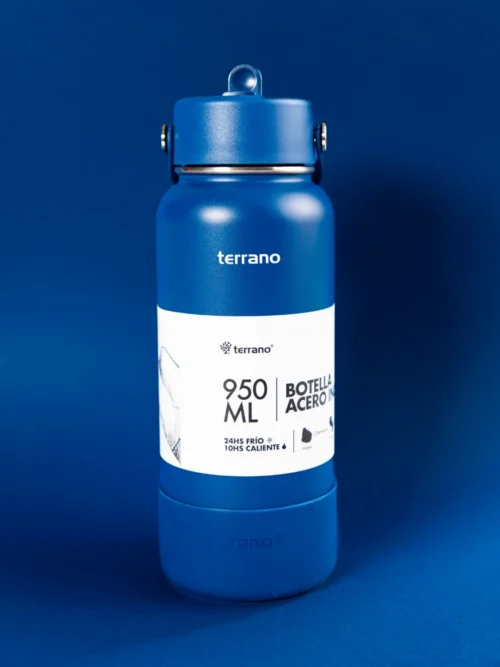 Botella Térmica con Pico 950mL. - Azul