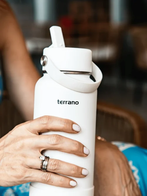 Botella Térmica con Pico 950mL. - Blanco