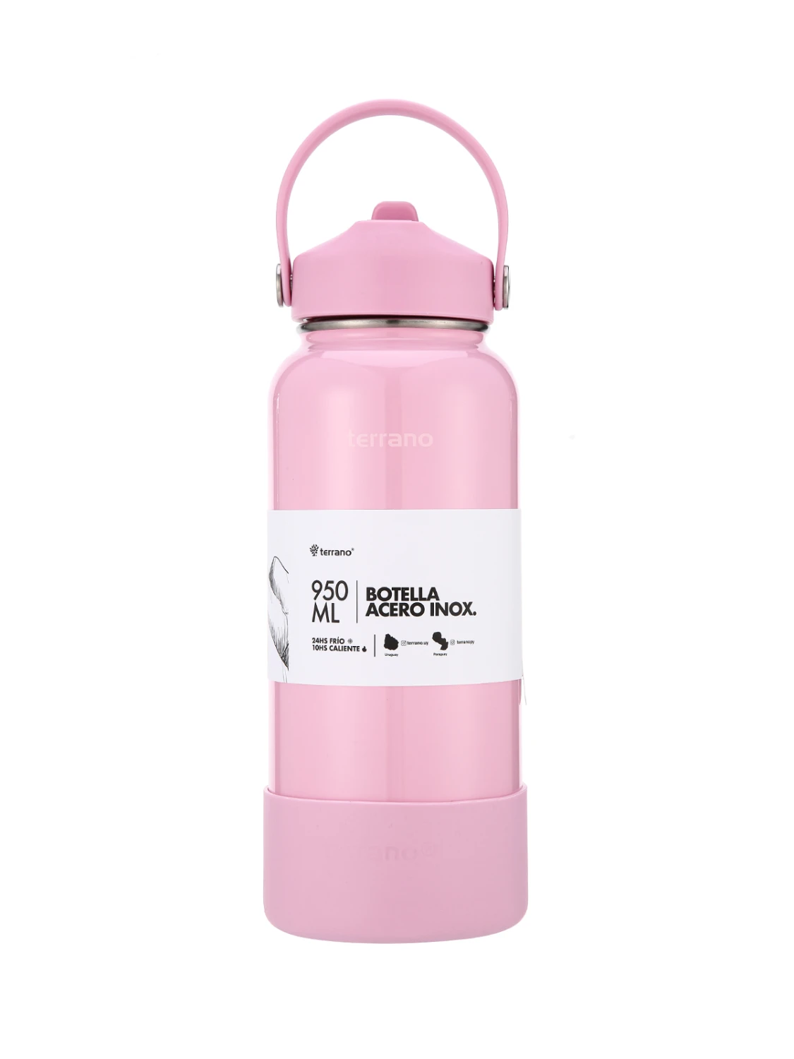 Botella Térmica con Pico 950mL. - Miami Metalizado 3 Botella Térmica con Pico 950mL. - Miami Metalizado - Imagen 3