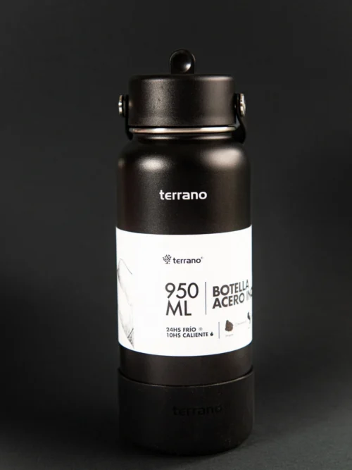Botella Térmica con Pico 950mL. - Negro