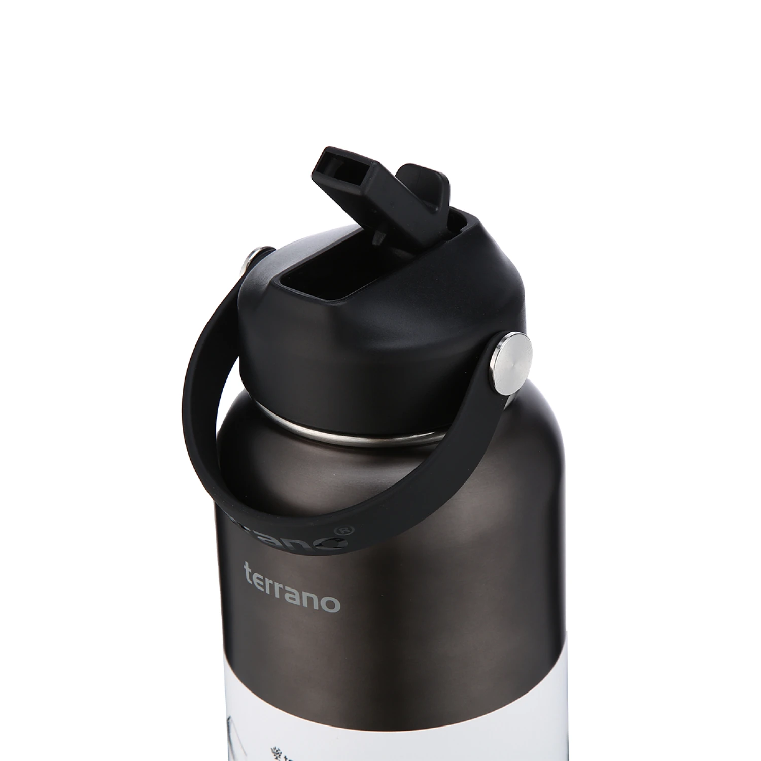 Botella Térmica con Pico 950mL. - Negro Metalizado 3 Botella Térmica con Pico 950mL. - Negro Metalizado - Imagen 3