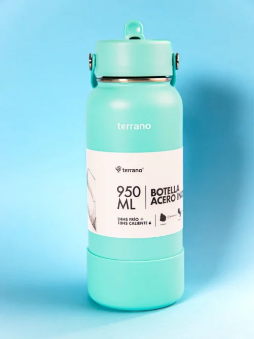 Botella Térmica con Pico 950mL. - Turquesa