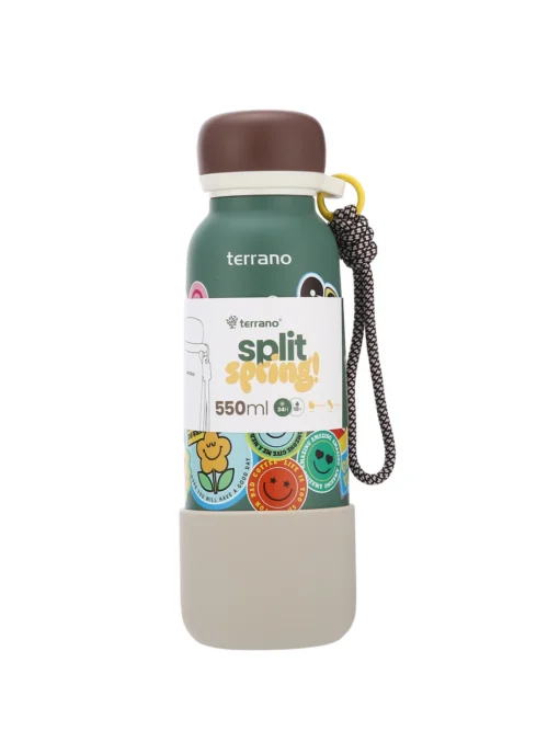 Botella Térmica Infantil Split Spring 550mL. - Verde