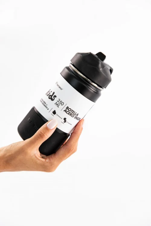 Botella Térmica Kids - Negro