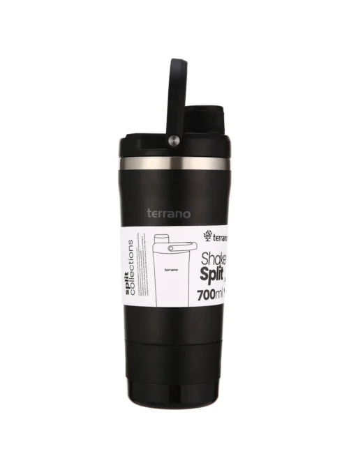 Botella Térmica Shaker Split 700 ml - Negro
