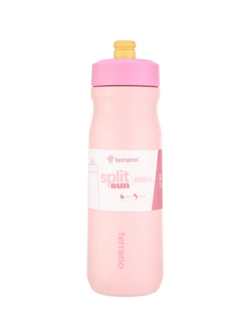 Botella Térmica Split Run 600ml - Rosado
