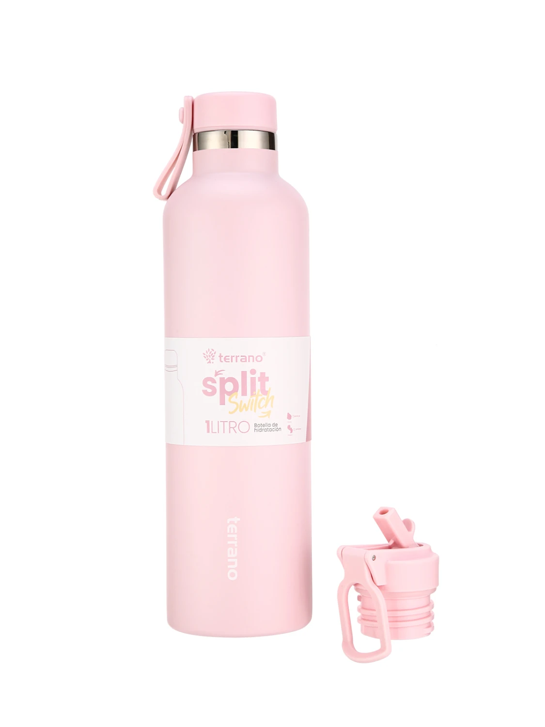 Botella Térmica Switch 1lt - Rosado 1 Botella Térmica Switch 1lt - Rosado